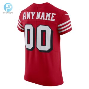 Mens San Francisco 49Ers Nike Scarlet Alternate Vapor Elite Custom Jersey stylepulseusa 1 2