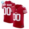 Mens San Francisco 49Ers Nike Scarlet Vapor F.U.S.E. Elite Custom Jersey stylepulseusa 1