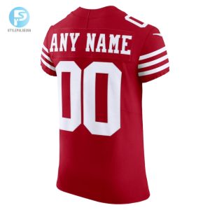 Mens San Francisco 49Ers Nike Scarlet Vapor F.U.S.E. Elite Custom Jersey stylepulseusa 1 2