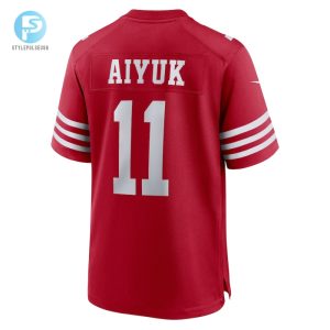 Womens San Francisco 49Ers Brandon Aiyuk Nike Scarlet Team Game Player Jersey stylepulseusa 1 2