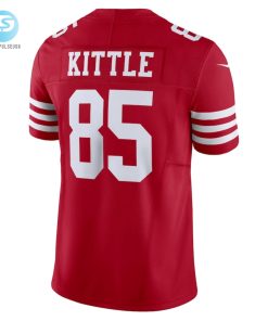 Mens San Francisco 49Ers George Kittle Nike Scarlet Vapor F.U.S.E. Limited Jersey stylepulseusa 1 2