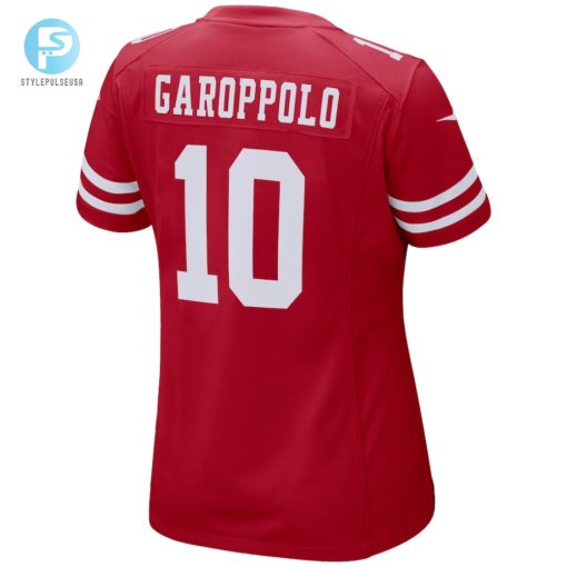Womens San Francisco 49Ers Jimmy Garoppolo Nike Scarlet Game Player Jersey stylepulseusa 1 2