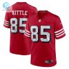 Mens San Francisco 49Ers George Kittle Nike Scarlet Alternate Game Player Jersey stylepulseusa 1