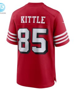 Mens San Francisco 49Ers George Kittle Nike Scarlet Alternate Game Player Jersey stylepulseusa 1 2