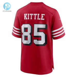 Mens San Francisco 49Ers George Kittle Nike Scarlet Alternate Game Player Jersey stylepulseusa 1 2