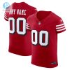 Mens San Francisco 49Ers Nike Scarlet Alternate Vapor F.U.S.E. Elite Custom Jersey stylepulseusa 1