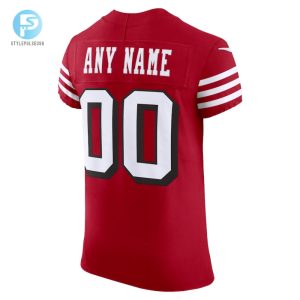 Mens San Francisco 49Ers Nike Scarlet Alternate Vapor F.U.S.E. Elite Custom Jersey stylepulseusa 1 2