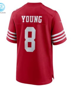 Mens San Francisco 49Ers Steve Young Nike Scarlet Retired Player Game Jersey stylepulseusa 1 2