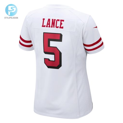 Womens San Francisco 49Ers Trey Lance Nike White Player Jersey stylepulseusa 1 2