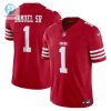 Mens San Francisco 49Ers Deebo Samuel Sr Nike Scarlet Vapor F.U.S.E. Limited Jersey stylepulseusa 1