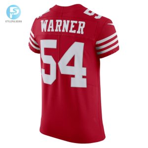 Mens San Francisco 49Ers Fred Warner Nike Scarlet Vapor Elite Jersey stylepulseusa 1 2