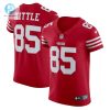 Mens San Francisco 49Ers George Kittle Nike Scarlet Vapor Elite Jersey stylepulseusa 1