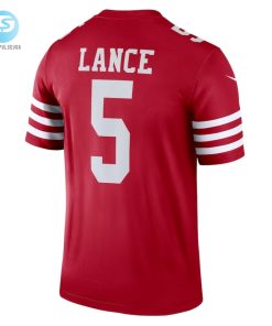 Mens San Francisco 49Ers Trey Lance Nike Scarlet Legend Jersey stylepulseusa 1 2