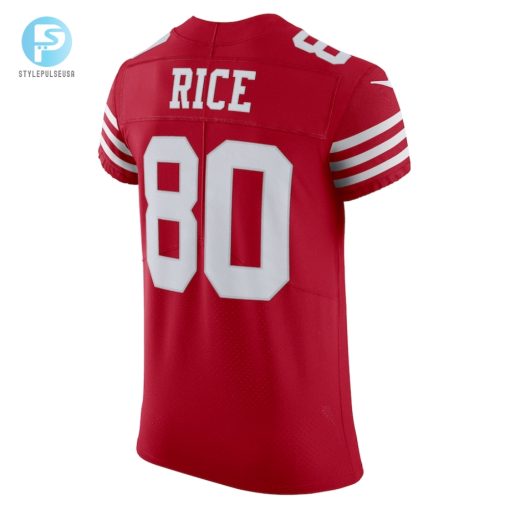 Mens San Francisco 49Ers Jerry Rice Nike Scarlet Vapor Elite Retired Player Jersey stylepulseusa 1 2