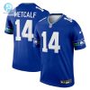 Mens Seattle Seahawks Dk Metcalf Nike Royal Throwback Legend Player Jersey stylepulseusa 1