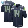 Mens Seattle Seahawks Dk Metcalf Nike College Navy Game Jersey stylepulseusa 1