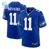 Mens Seattle Seahawks Jaxon Smithnjigba Nike Royal Throwback Player Game Jersey stylepulseusa 1