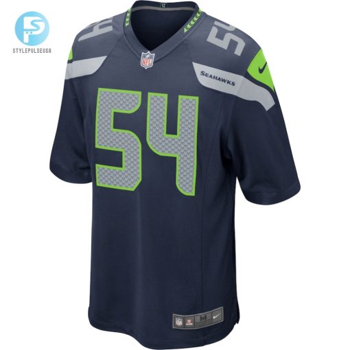 Mens Seattle Seahawks Bobby Wagner Nike College Navy Game Jersey stylepulseusa 1 1