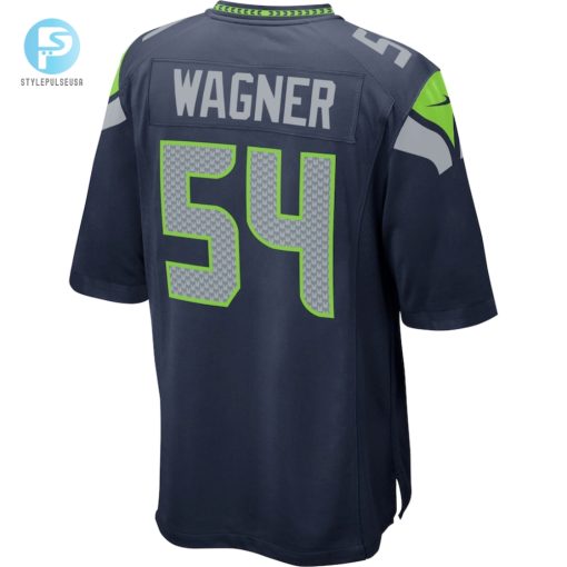 Mens Seattle Seahawks Bobby Wagner Nike College Navy Game Jersey stylepulseusa 1 2