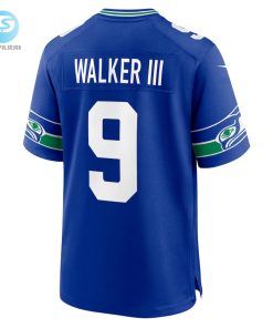 Mens Seattle Seahawks Kenneth Walker Iii Nike Royal Throwback Player Game Jersey stylepulseusa 1 2