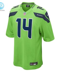 Mens Seattle Seahawks Dk Metcalf Nike Neon Green Game Jersey stylepulseusa 1 1