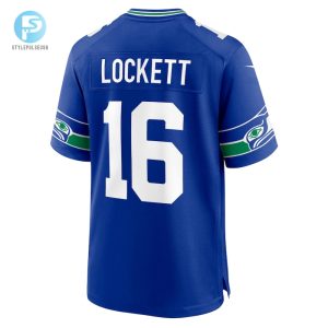 Mens Seattle Seahawks Tyler Lockett Nike Royal Throwback Player Game Jersey stylepulseusa 1 2