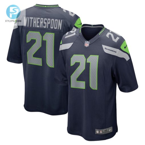 Mens Seattle Seahawks Devon Witherspoon Nike College Navy 2023 Nfl Draft First Round Pick Game Jersey stylepulseusa 1