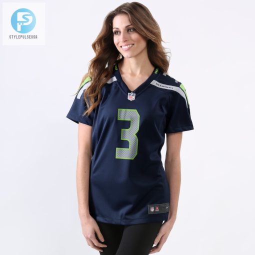 Womens Seattle Seahawks Russell Wilson Nike College Navy Game Player Jersey stylepulseusa 1 1