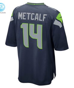 Mens Seattle Seahawks Dk Metcalf Nike College Navy Game Team Jersey stylepulseusa 1 2
