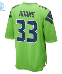 Mens Seattle Seahawks Jamal Adams Nike Neon Green Game Jersey stylepulseusa 1 2