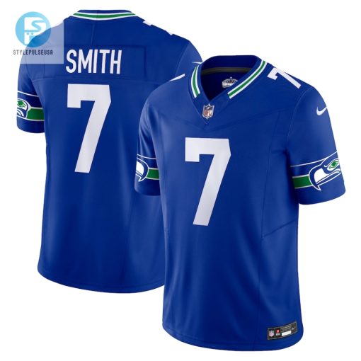 Mens Seattle Seahawks Geno Smith Nike Royal Alternate Vapor F.U.S.E. Limited Jersey stylepulseusa 1
