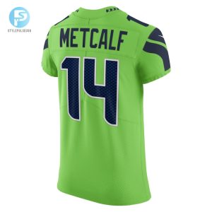 Mens Seattle Seahawks Dk Metcalf Nike Neon Green Alternate Vapor Elite Player Jersey stylepulseusa 1 2