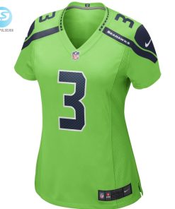 Womens Seattle Seahawks Russell Wilson Nike Neon Green Alternate Game Jersey stylepulseusa 1 1