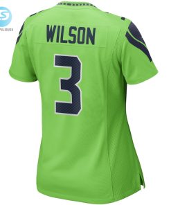 Womens Seattle Seahawks Russell Wilson Nike Neon Green Alternate Game Jersey stylepulseusa 1 2