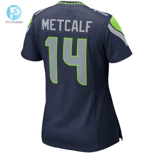 Womens Seattle Seahawks Dk Metcalf Nike College Navy Game Player Jersey stylepulseusa 1 2