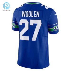 Mens Seattle Seahawks Tariq Woolen Nike Royal Vapor F.U.S.E. Limited Jersey stylepulseusa 1 2