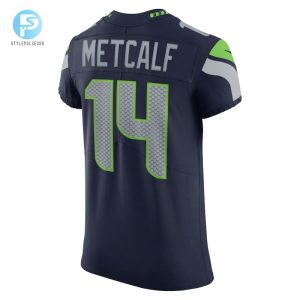 Mens Seattle Seahawks Dk Metcalf Nike College Navy Vapor Elite Player Jersey stylepulseusa 1 2