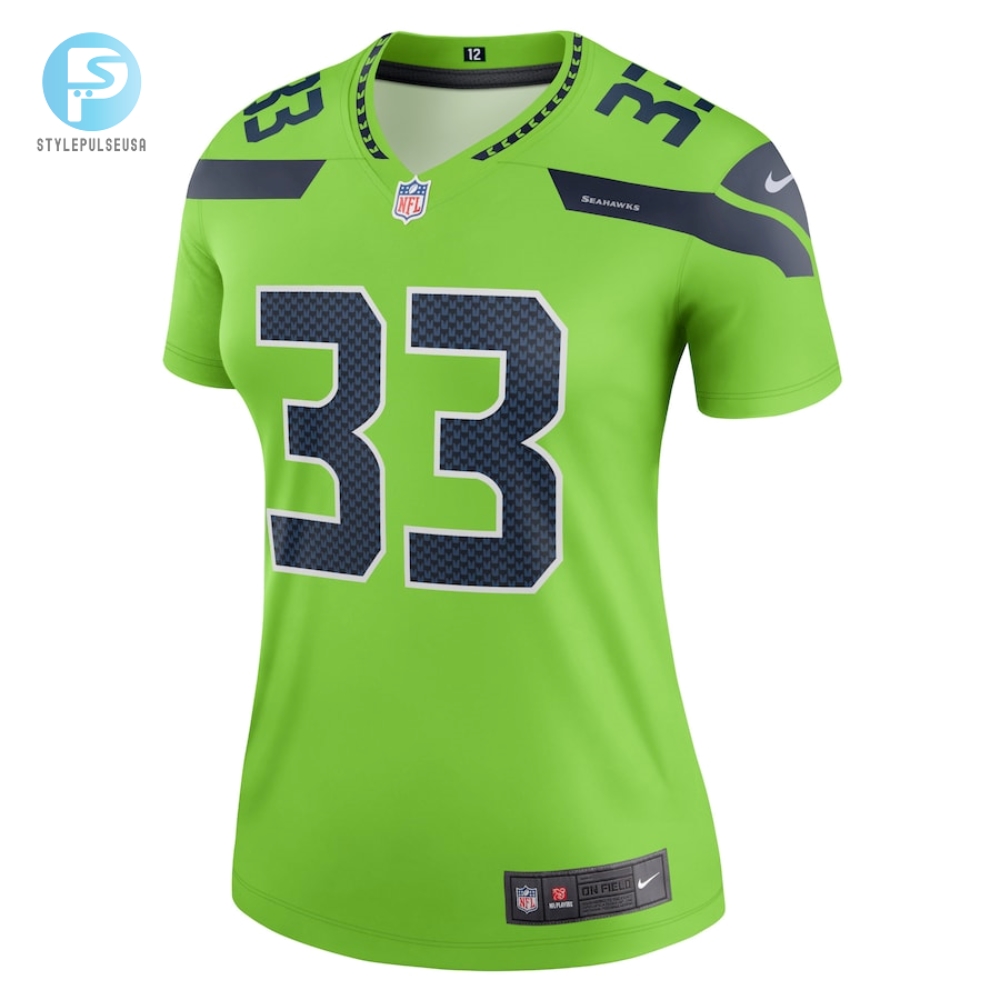 Womens Seattle Seahawks Jamal Adams Nike Neon Green Legend Jersey 