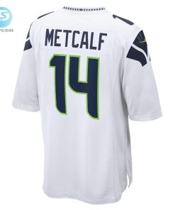 Mens Seattle Seahawks Dk Metcalf Nike White Game Jersey stylepulseusa 1 2
