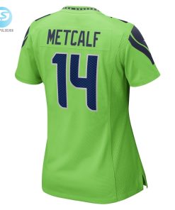 Womens Seattle Seahawks Dk Metcalf Nike Neon Green Game Jersey stylepulseusa 1 2