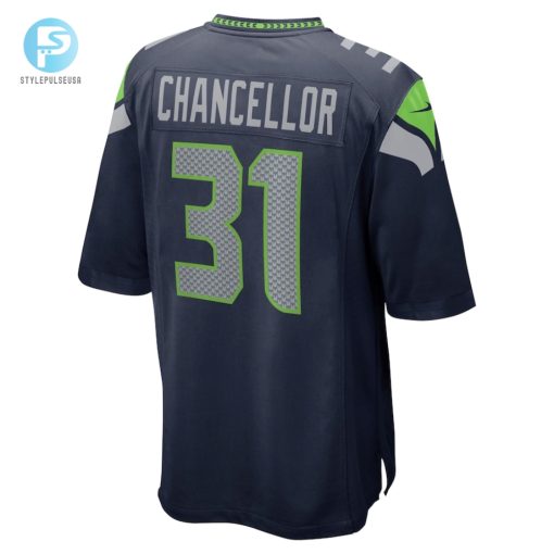 Mens Seattle Seahawks Kam Chancellor Nike College Navy Retired Player Game Jersey stylepulseusa 1 2