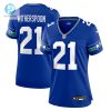 Womens Seattle Seahawks Devon Witherspoon Nike Royal Throwback Player Game Jersey stylepulseusa 1