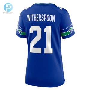 Womens Seattle Seahawks Devon Witherspoon Nike Royal Throwback Player Game Jersey stylepulseusa 1 2