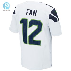 Mens Seattle Seahawks 12S Nike White Elite Jersey stylepulseusa 1 2