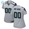 Womens Nike Gray Seattle Seahawks Alternate Custom Game Jersey stylepulseusa 1