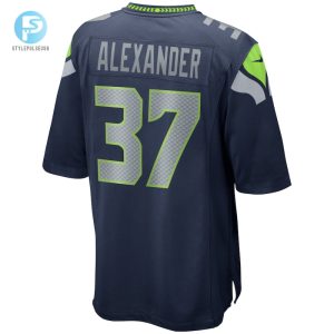 Mens Seattle Seahawks Shaun Alexander Nike College Navy Game Retired Player Jersey stylepulseusa 1 2