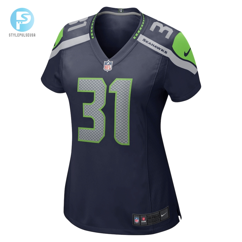 Womens Seattle Seahawks Kam Chancellor Nike College Navy Retired Player Game Jersey 