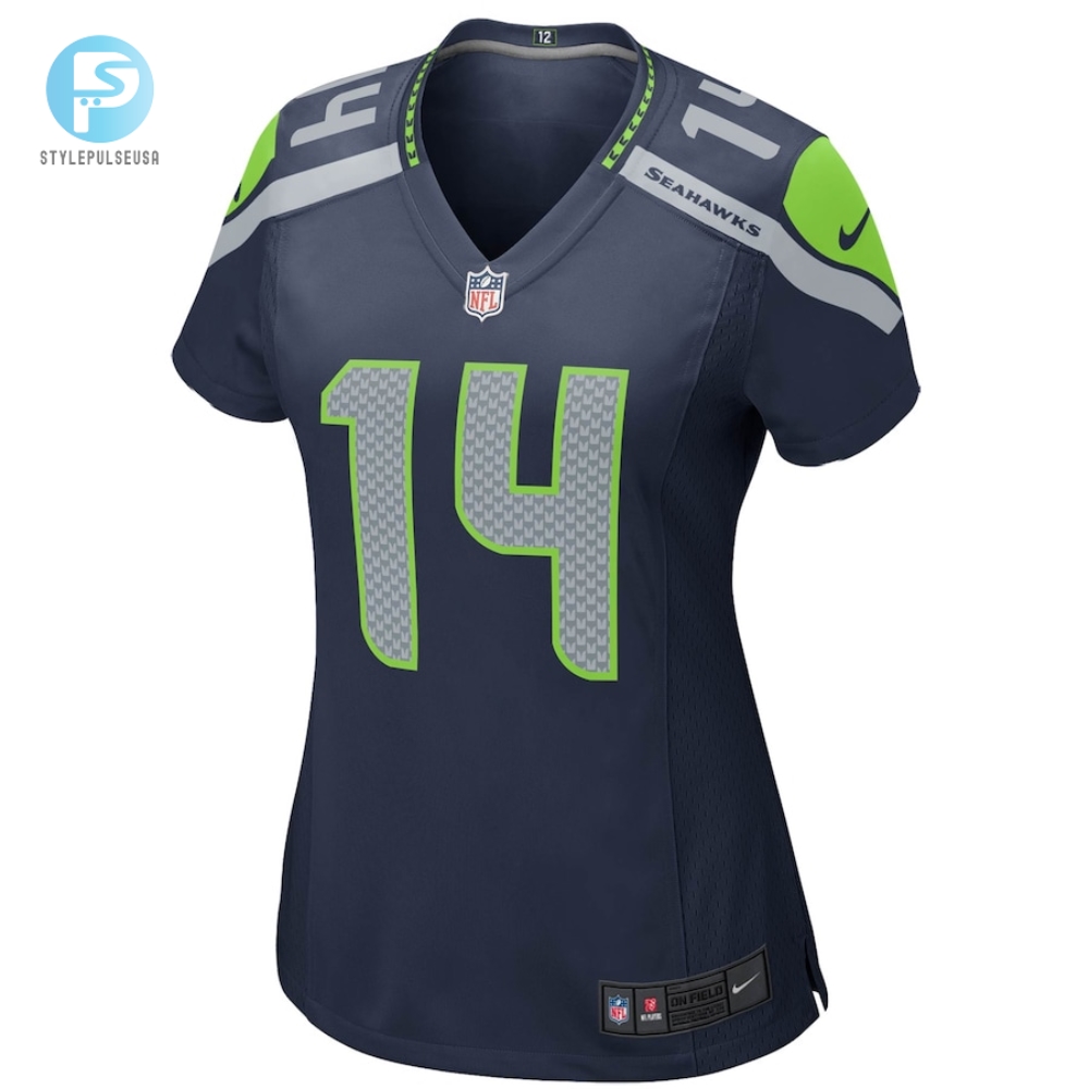 Womens Seattle Seahawks Dk Metcalf Nike College Navy Game Player Jersey 