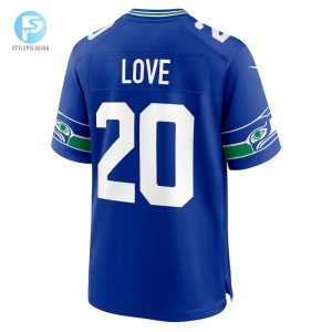 Mens Seattle Seahawks Julian Love Nike Royal Throwback Player Game Jersey stylepulseusa 1 2