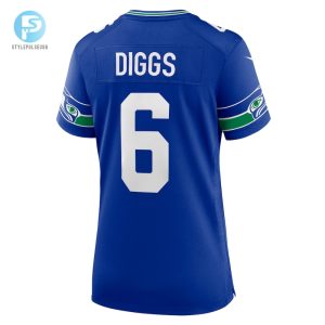 Womens Seattle Seahawks Quandre Diggs Nike Royal Throwback Player Game Jersey stylepulseusa 1 2